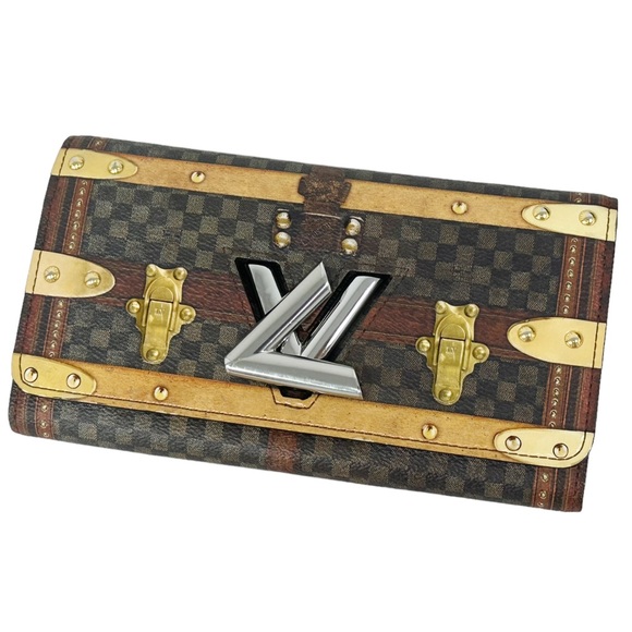 Louis Vuitton Transformed Damier Portefeuille Twist Trompe l'oeil Flap Wallet - Picture 4 of 13
